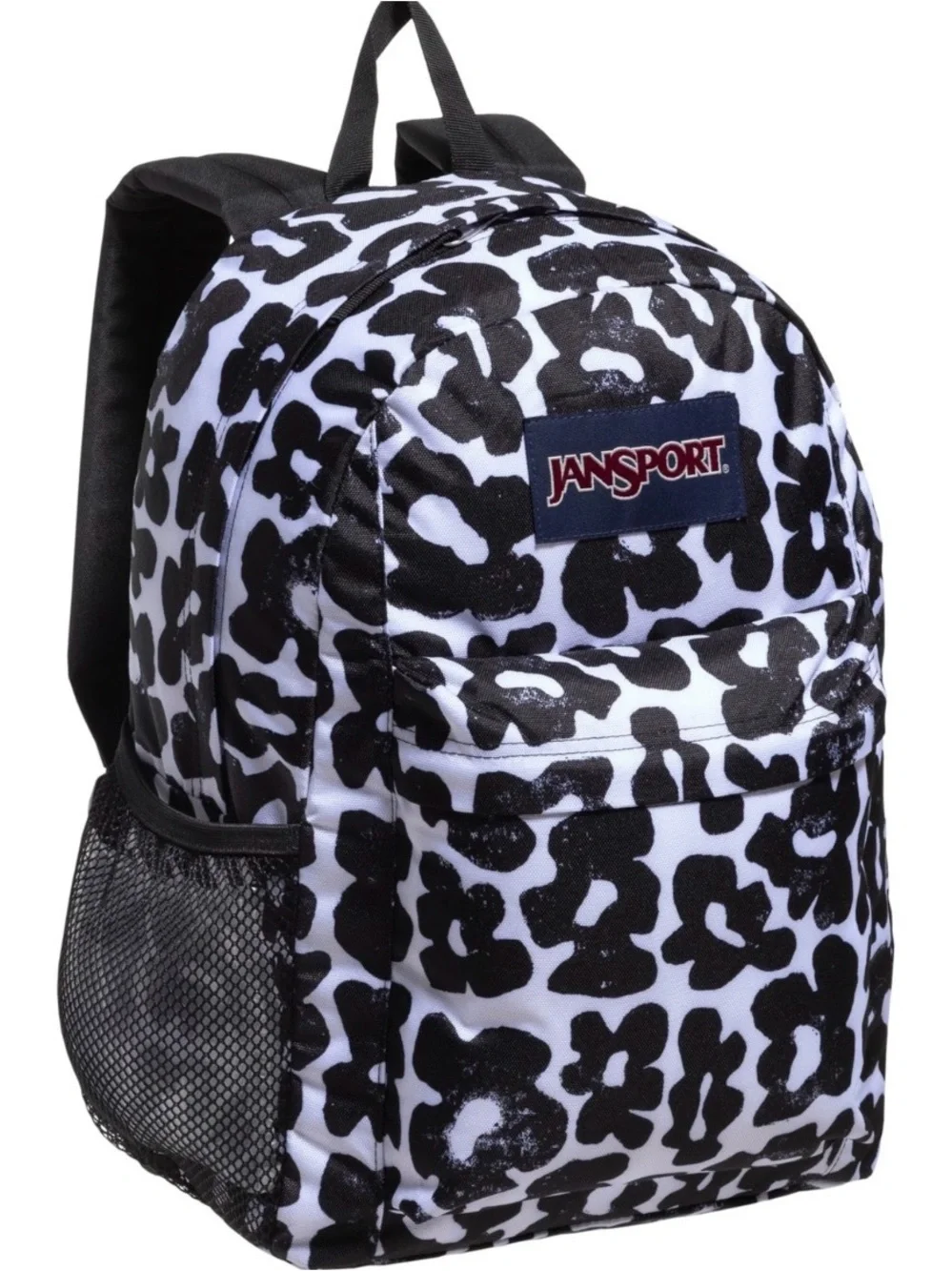 JanSport Essential 24L Backpack Groovy Grooves Black Print NEW